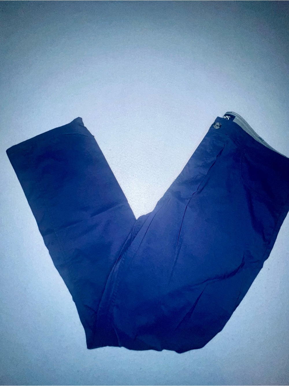 Chaps Men's Blue Slim Straight Tech Pants (Size 38x32)